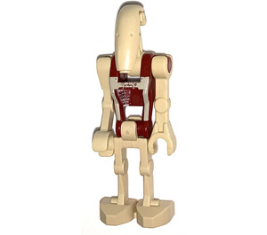 LEGO Battle Droid with Red Torso and One Straight Arm Minifigure