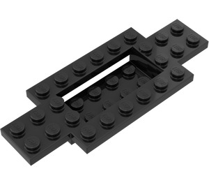 LEGO Кола База 10 x 4 x 2/3 с 4 x 2 Centre Well (30029)