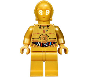 LEGO C-3PO с Обикновен Крака Минифигурка