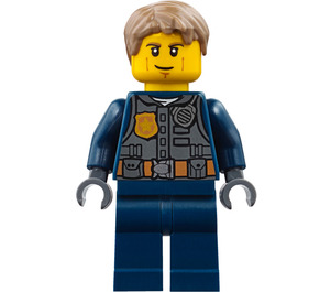 LEGO Chase McCain с Dark Син Uniform Минифигурка