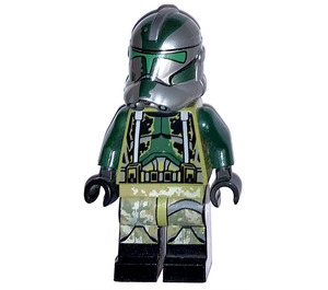 LEGO Clone Commander Gree с Kashyyyk Camouflage с Сив Крак Strap Минифигурка