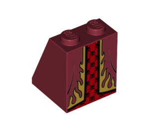 LEGO Наклон 2 x 2 x 2 (65°) с Flames (3678 / 19219)