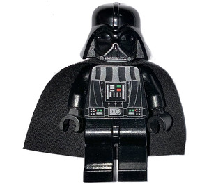 LEGO Darth Vader с Medium Stone Сив Глава с червен Scars и Колан Минифигурка