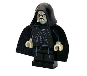 LEGO Emperor Palpatine с тен Глава и Starched нос (затворен Устата / Bared Зъби) Минифигурка