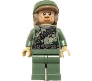 LEGO Endor Rebel Trooper с Пясъчно зелено Uniform Минифигурка