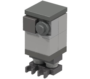 LEGO Gonk Droid (Medium Stone Сив) с Dark Stone Сив Feet Минифигурка