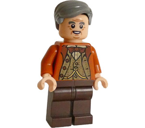 LEGO Horace Slughorn с портокал Яке и червен Папионка Минифигурка