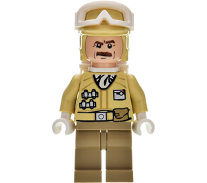 LEGO Hoth Rebel Trooper с тен Каска и Мустаци Минифигурка