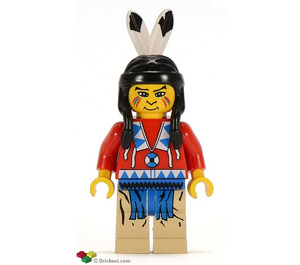 LEGO Indian червен Риза Минифигурка