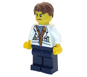 LEGO Джунгла Scientist с Reddish кафяво Къса коса Минифигурка