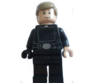 LEGO Luke Skywalker с Jedi Master Облекло и Гладка коса (Smile / Stern) Минифигурка