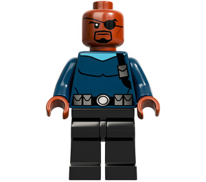 LEGO Nick Fury с Dark Син Връх Минифигурка