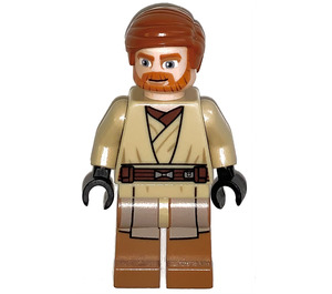 LEGO Obi-Wan Kenobi с Medium Dark Плът Крака Минифигурка