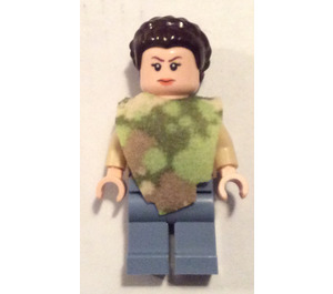 LEGO принцеса Leia с Camouflage Poncho Минифигурка