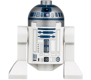 LEGO R2-D2 с Апартамент Сребро Глава Минифигурка