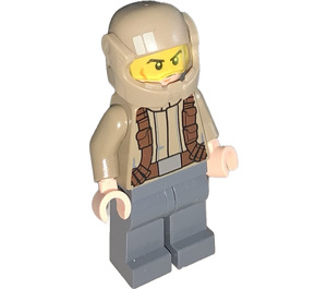 LEGO Resistance Trooper с Тъмен тен Яке (Намръщи се и Cheek Lines) Минифигурка