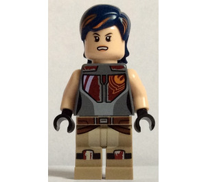 LEGO Sabine Wren с Dark Син коса Минифигурка