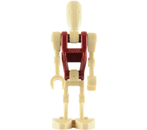 LEGO Security Battle Droid с Тъмно червено Торс и Права ръка Минифигурка