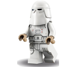 LEGO Snowtrooper (Женски пол) с Светлина Плът Глава Минифигурка