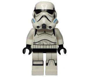 LEGO Stormtrooper с Тъмнолазурно Каска Vents (Grimace) Минифигурка