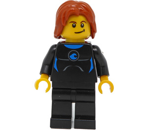 LEGO Сърфист с Azure Wetsuit Минифигурка