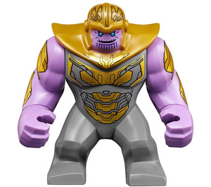 LEGO Thanos (Голям) с Сив Костюм и Каска Минифигурка