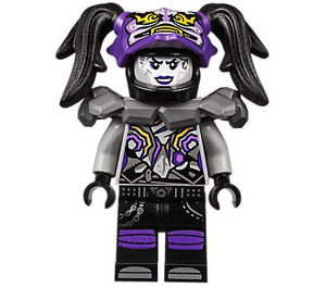 LEGO Ultra Виолетово с Oni Маска на Hatred Минифигурка