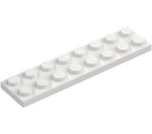 LEGO Бяло Плоча 2 x 8 (3034)