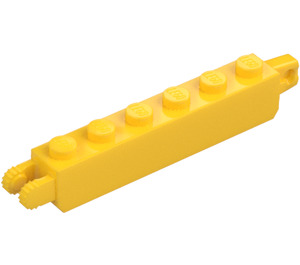 LEGO Жълто Панта Тухла 1 x 6 Заключване Двойна (30388 / 53914)