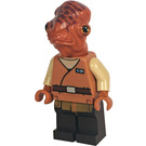 LEGO Admiral Ackbar с Medium Dark Плът Robe Минифигурка