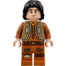 LEGO Ezra Bridger с Тъмен тен Жилетка и коса Минифигурка