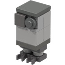 LEGO Gonk Droid (Medium Stone Сив) с Dark Stone Сив Feet Минифигурка