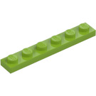 LEGO Плоча 1 x 6 (3666)