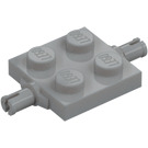 LEGO Плоча 2 x 2 с две Колело Holders (4600 / 67687)