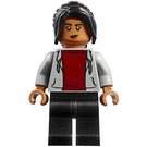 LEGO MJ с Сив Суичър с качулка Минифигурка