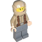 LEGO Resistance Trooper с Тъмен тен Яке (Намръщи се и Cheek Lines) Минифигурка