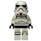 LEGO Stormtrooper с Тъмнолазурно Каска Vents (Grimace) Минифигурка