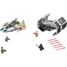 LEGO Vader's TIE Advanced vs. A-wing Starfighter 75150