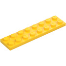 LEGO Жълто Плоча 2 x 8 (3034)