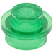 LEGO Transparent Green Plate 1 x 1 Round (6141 / 30057)