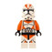 LEGO 212th Clone Trooper с портокал Обятия Минифигурка