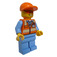 LEGO Въздух Traffic Controller Минифигурка