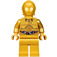 LEGO C-3PO с Обикновен Крака Минифигурка