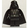 LEGO Darth Vader с Medium Stone Сив Глава Минифигурка с бели зеници