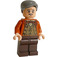 LEGO Horace Slughorn с портокал Яке и червен Папионка Минифигурка