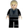 LEGO Luke Skywalker с Dark Stone Сив Jedi Robe и тен коса (Smile) Минифигурка