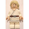 LEGO Luke Skywalker с Tatooine Облекло с Бяло Крака (Ухилете се / Scowl) Минифигурка