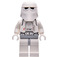 LEGO Snowtrooper с Черно Глава и Medium Stone Сив бедрата с Бяло Ръце Минифигурка