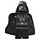 LEGO Darth Vader с Medium Stone Сив Глава Минифигурка с бели зеници