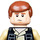 LEGO Han Solo с Черно Жилетка с Pockets и Dark Син Крака с Гладка коса Минифигурка